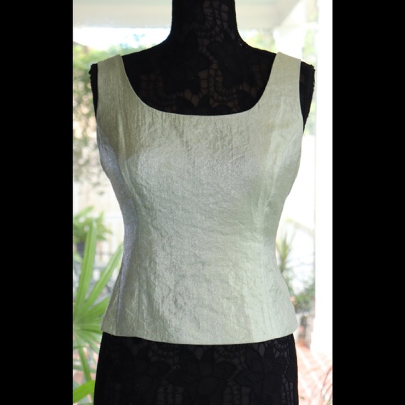 EXPO NEW YORK MINT GREEN JACKET AND SLEEVELESS TOP - Picture 7 of 10